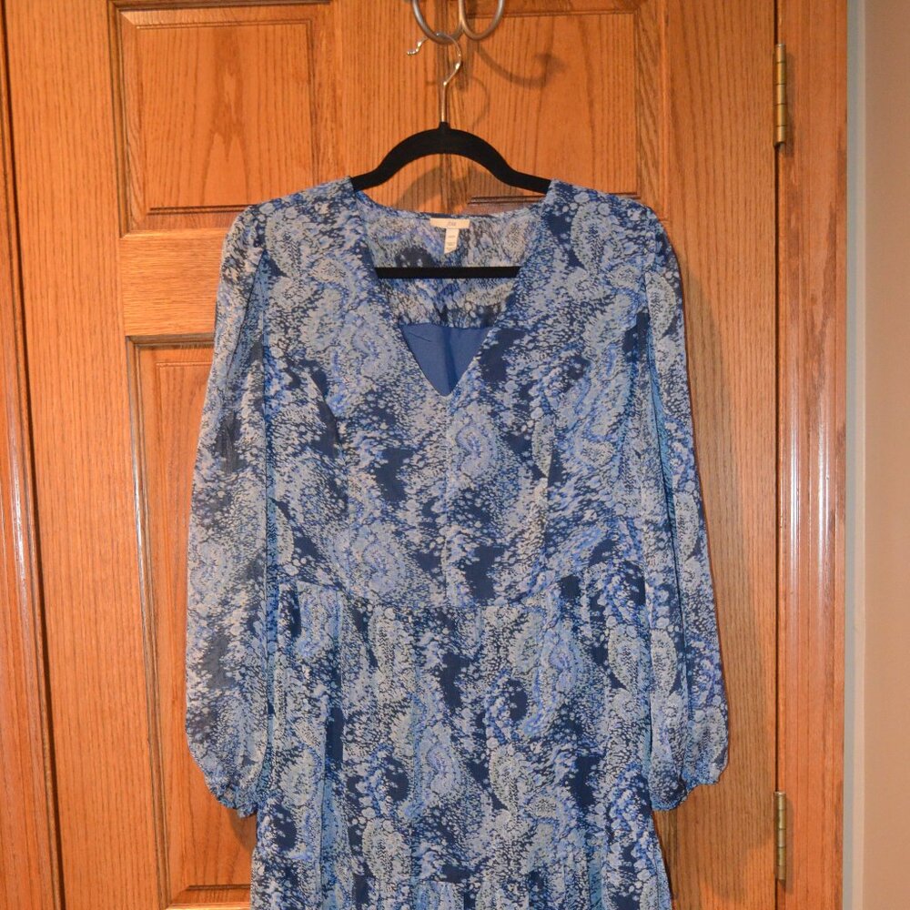 Blue Floral Dress